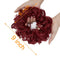 Messy Bun Hair Piece for Women Thick Updo Scrunchies Hair Extension Ponytail Hair Accessories Dark Red OMGREAT