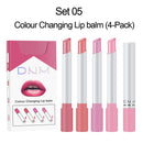 evpct 4 pk Mini Cigarette Color Changing Change Lipstick Sets PH Lip Balm Kit,DNM Litte Smoke Tube Red Lipstick Moisturizing Lip Stain Long Lasting Waterproof for Women labiales matte larga (A-Set05) evpct