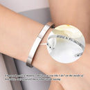 CERSLIMO Lighted Makeup Mirror with Led Lights and Inspirational Friendship Mother Sister Bracelets Bundle CERSLIMO