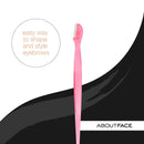 About Face Fuzz-Free Compact Facial Razors for Shaving & Exfoliating - Includes 3 Beauty Groomers - For Face, Lips & Eyebrows About Face