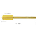 Pana 3/32" Small Smooth Top Nail Carbide Bit - Gold Color (Grit: Extra Fine - XF) for Electric Dremel Drill Machine PANA