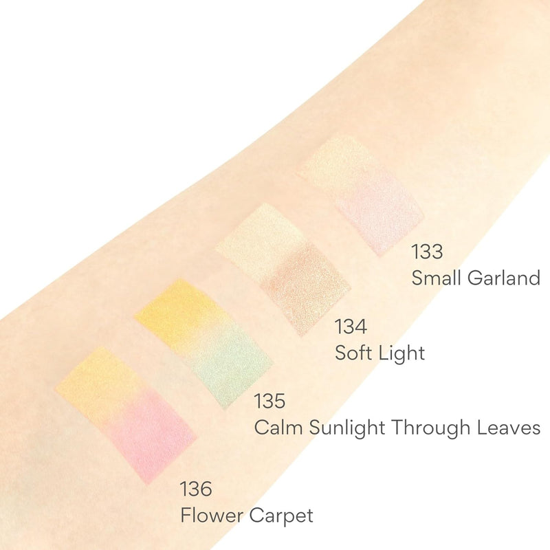 Paul & Joe Face & Eye Color CS, Green, Yellow, Eyeshadow and Cheek Blush, Soft and Clear color, 135 Calm Sunlight Through Leaves, 0.12 oz Infinity Warehouse