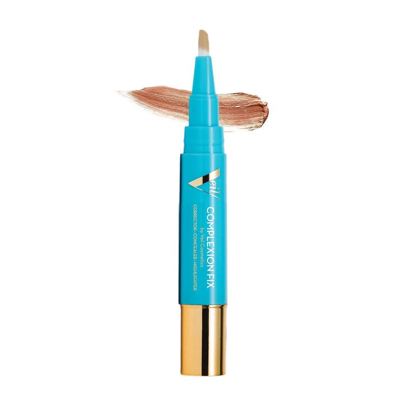 Veil Cosmetics - Complexion Fix Concealer - Liquid Concealer for Under Eye + Dark Circles - Highlight, Contour, Correct - Anti-Aging - Vegan Makeup Pen - Hydrating Lightweight (2N Light Neutral) Infinity Warehouse