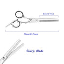 ESSOY Professional Thinning Shears Hair Cutting Teeth Scissors(6.5-Inches),Stainless Steel Haircut Scissor with Fine Adjustment Screw for Home Salon,Barber Hairdressing Scissor for Women Men Kids Essoy