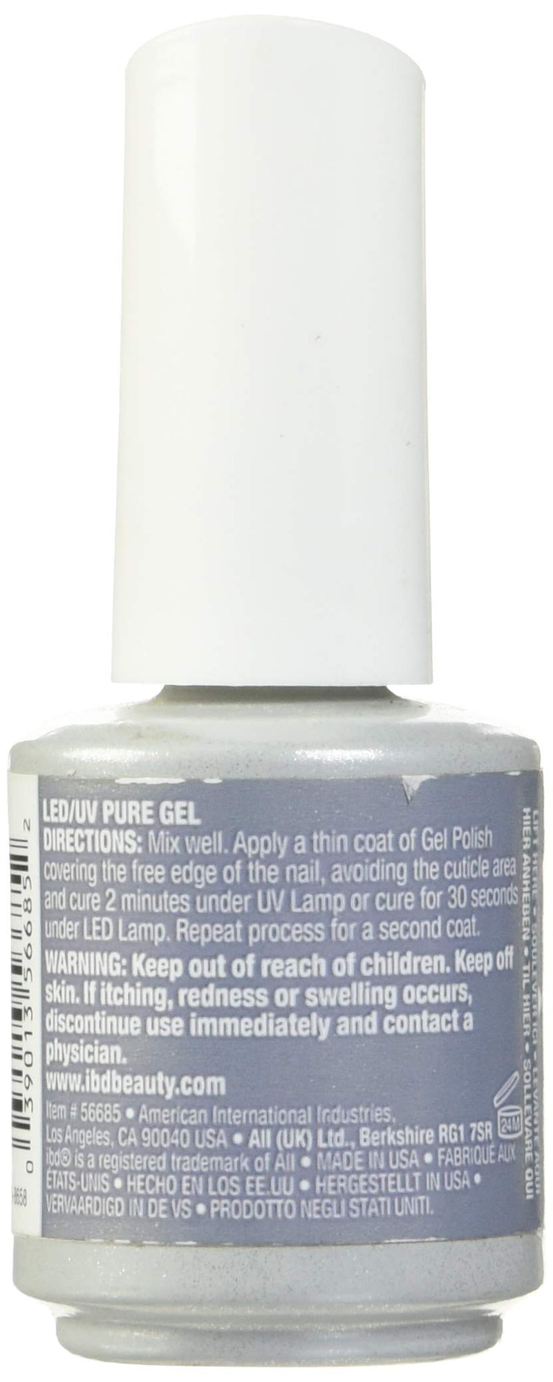 IBD Just Gel Nail Polish, Pretty In Pewter, 0.5 Fluid Ounce IBD