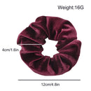 Velvet Scrunchies With Pocket Zipper Hair Ties for Women Big Vsco Girl Stuff Scrunchy Hidden Hair Scrunchie Ponytail Holder Elastic Bands Gift for Friend Ivyu Store