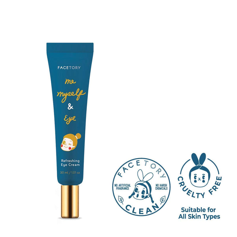 FaceTory Me, Myself & Eye Refreshing Eye Cream | 30ml/1.01oz Moisturizing and Calming Eye Cream with Rice Water and Bifida Lysate Ferment FACETORY Store