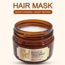 Magical Hair Treatment Mask, Advanced Molecular Hair Roots Treatment Professtional Hair Conditioner, 5 Seconds to Restore Soft Hair, Instantly Service the Dry and Rough Hair Ends-60ml Stellar Express