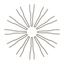 Marilyn Faye's U-Shaped Crinkled Hair Pins (Set of 12) (3 inch, Brown) Marilyn Faye's