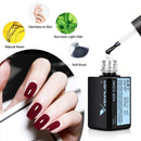 VENALISA 15ML No Wipe Tempered Top Coat - Scratch Resistant High Gloss Soak Off Gel Nail Polish Finish Long Lasting Set Gel Nail Kit V VENALISA