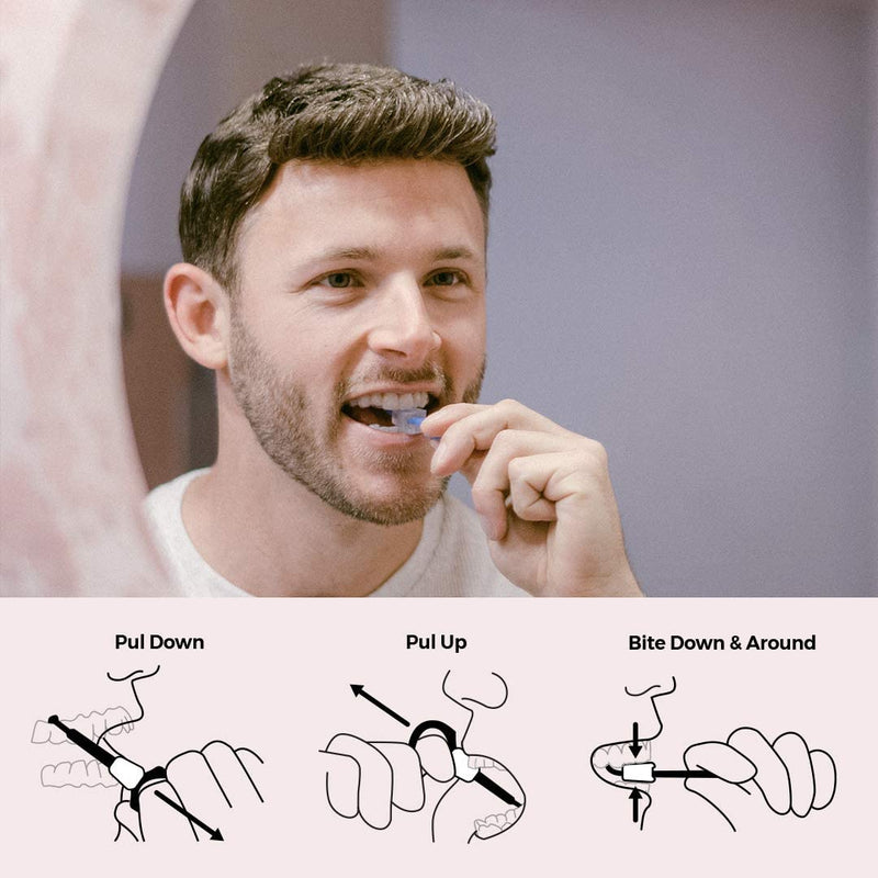 Clear Aligner Chewies and Removal Tool Combo for Invisalign Removable Braces and Trays by PUL The Pultool Store