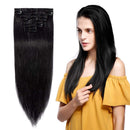 MY-LADY Clip in 100% Remy Human Hair Extensions 10''-24'' Full Head 8pcs 18clips Long Soft Silky Straight for Women Beauty