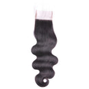 ALLRUN Body Wave 3 Bundles with Lace Closure Brazilian Human Hair Bundles With Closure Body Wave Unprocessed Virgin Hair Natural Color(16 18 20+14 Closure) ALLRUN Store