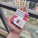Cigarette Lipstick Pack Set Mini Listick Kit, 4 Colors Colour Changing Lip Balm Moisturizing Lipstick, Long Lasting Waterproof Easy To Color Cute Tube Women Make up Cosmetic Lipsticks 4-Pack (Set05) evpct