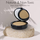 Emani Flawless Matte Powder Foundation - Medium to Full Coverage, Lightweight & Nourishing - Crease-Free & Non-Caking Finish - 12 Grams, Linen (Light Neutral) Emani