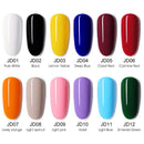 VENALISA 15ml Gel Nail Polish, Lively orange Color Soak Off UV LED Nail Gel Polish Nail Art Starter Manicure Salon DIY at Home, 0.53 OZ V VENALISA