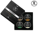 Scented Beard Balm for Men - Variety 4 Pack with Natural Vanilla, Sandalwood, Citrus & Cedarwood Sampler Scents - Styles & Conditions with Organic Shea Butter, Argan & Jojoba Oils - Striking Viking Striking Viking