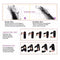 Clip in 100% Remy Human Hair Extensions 10''-24'' Full Head 8pcs 18clips Long Soft Silky Straight for Women Beauty