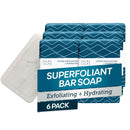 Oars + Alps Exfoliating & Moisturizing Bar Soap for Men, Deep Cleaning Soap, Clean Ingredients, All Skin Types, Blue Charcoal, 1pk Infinity Warehouse
