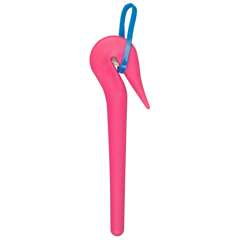THE PONY PICK By Lolly - Hair Elastic Rubber Bands Cutter - Elastic Hair Band Remover - Pain Free - Easy Removal - 3 Pack of Pink Pony Picks & 50 Clear Elastics, Easy Grip Tools & Accessories The Pony Pick