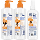 Dove Shampoo and Conditioner Set + Detangler Spray for Kids - Kids Hair Love Collection, Shampoo and Conditioner, Curly and Wavy Hair Products (3 Piece Set) Infinity Warehouse