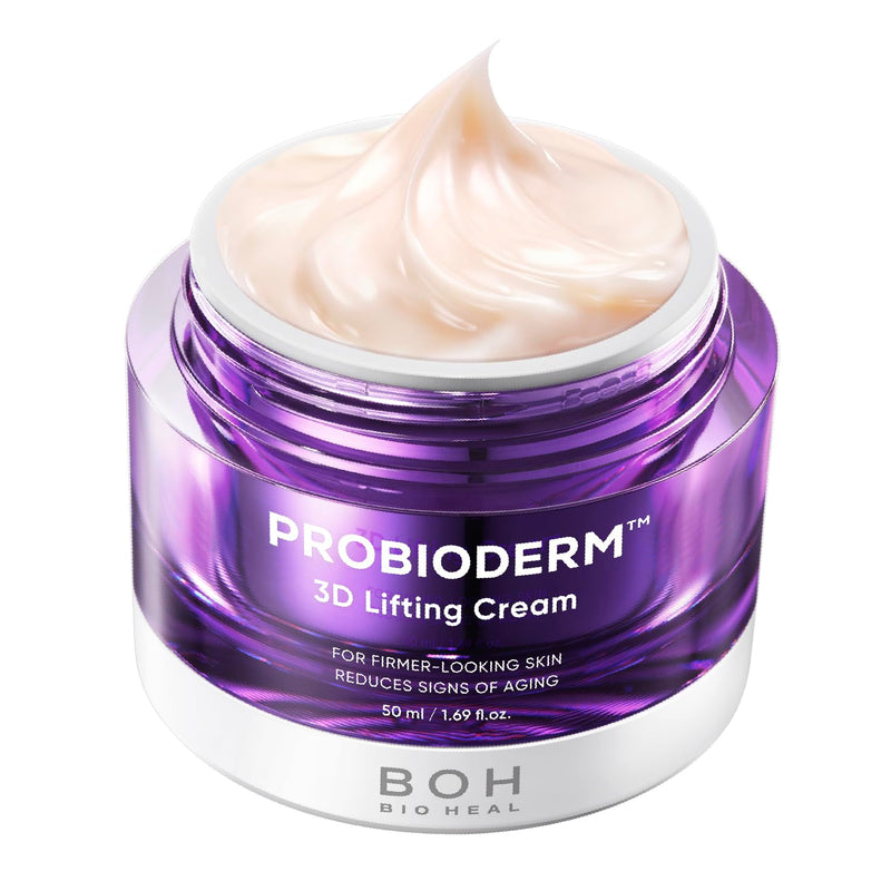Probioderm 3D Lifting Cream 1.7 fl oz | Advanced Korean Anti-Aging Probiotics Facial Night Cream Moisturizer with 17-Peptide Complex & Patented Probioderm for Wrinkles on Face and Neck Infinity Warehouse