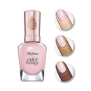 Sally Hansen Color Therapy Nail Polish, Rosy Quartz Long-Lasting Nail Polish with Gel Shine and Nourishing Care, Pack of 1 Sally Hansen