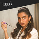 Toppik Fill Me In Hairline Filler, Hair Color Root Touchup, Hair Fibers Wand, Fills In Thinning Hairline, Hair Styling Product, 0.176 oz (5 g), Black