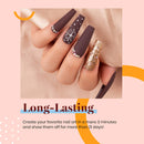 Beetles Gel Nail Polish Set - Cornucopia Collection 6 Colors Burgundy Red Full Maroon Gel Polish Kit Orange Gold Glitter Autumn Fall Winter Green Gel Polish Nail Art Christmas Gifts Box Manicure Kit beetles Gel Polish