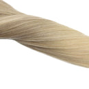 GOO GOO Human Hair Extensions Clip in Natural Ombre Ash Blonde to Golden Blonde and Platinum Blonde Remy Clip in Hair Extensions Straight Long 20 Inch 120g GOO GOO