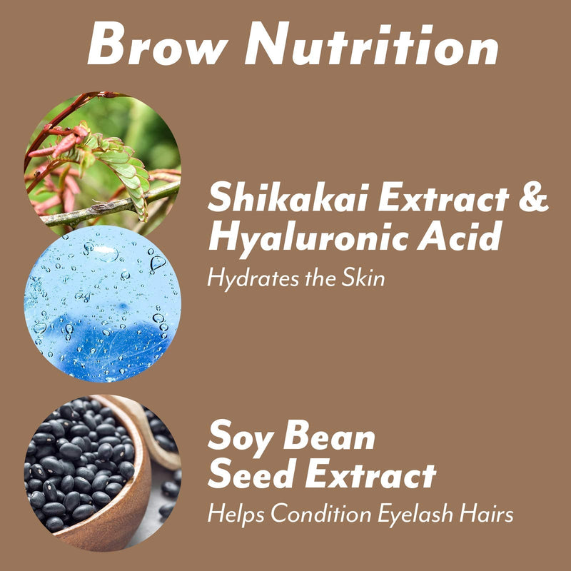 I'M MEME Brow Master-cara | 01 Light Brown | Fixing & Setting Eyebrow Gel for Full Tinted Eyebrows | K-beauty I'M MEME