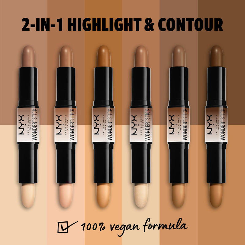 NYX PROFESSIONAL MAKEUP Wonder Stick, Highlight & Contour - Deep NYX PROFESSIONAL MAKEUP Store