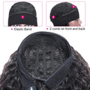 UNice Straight Headband Human Hair Wig Glueless None Lace Front Machine Made Brazilian Virgin Hair Wigs for Black Women 150% Density (20 inch) UNICE Store