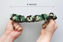 Happie Hare Scrunchies - Cotton Rounds Elastic Hair Bands - Scrunchy Hair Ties - Girls Hair Accessories - Gifts for Women (4 Pack, Camo) Happie Hare