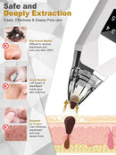 Blackhead Remover Pore Vacuum EUHOME Electric Rechargeable Blackhead Whitehead Acne Comedone Pimple Extractor Facial Pore Cleaner Blackhead Removal Kit 5 Suction Probes Face Cleaning Tools EUHOME