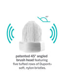 Supersmile Series II LS45 Replacement Brush Heads for Sonic Pulse Toothbrush, White, 2 Count Supersmile