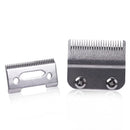 Professional Adjustable Clippers Blades, Carbon Steel Hair Trimmer Replacement Blade for Wahl 8148, Wahl Senior cordless Clipper, Wahl Magic clipper, Pack of 2 (Taper Silver) CR8GR8