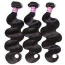 UNice Hair Icenu Series 8A Brazilian Body Wave Virgin Hair 3 Bundles 100% Human Hair Weave Extensions Natural Color 95-100g/piece (8 10 12) UNICE Store