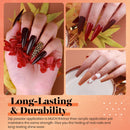 Beetles Dip Powder Nail Kit 20 Colors Fall Harvest Collection Nail Dip Powder with Dip Powder Base Activator and Top Coat Essential Kit Gold Yellow Burgundy Glitter Dipping Powder Nail Art Set beetles Gel Polish
