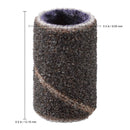 PANA 100 Pieces Nail Sanding Bands Professional Nail Manicure Great Fit for Nail Drill Bits for Acrylic Nails (150 Grit, Black) PANA