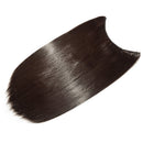 Miracle Translucent Invisible Wire Fish Line on Clip in Hair Extensions 20-24 Inch Straight Wavy Curly Synthetic Hairpieces 20 Inch Straight Dark Brown Benehair