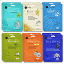 Celavi Essence Facial Face Mask Paper Sheet Korea Skin Care Moisturizing 12 Pack (Mix - 2 of Each) Celavi Cosmetics