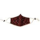 WITHMOONS Cotton Face Bandana Summer Thin Light Double Layers DN1018 (Red) WITHMOONS