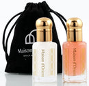 Maison d'Orient Tahara Collection 2x6mL | Pink Musk & White Musk Body Oil Perfume for Women | Arabian Perfume Oils | Arab Perfumes for Women (Perfumes Arabes de Mujer - Almizcle Blanco y Rosa) Infinity Warehouse