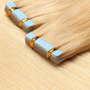 40 PCS Tape In Human Hair Extensions Seamless Skin Weft Invisible Hair Extensions Double Side Tape Hightlight Balayage Long Silk Straight For Women (20'',100g/40pcs,