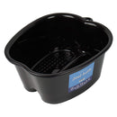Mantello Foot Soaking Bath Basin - EXTRA LARGE Foot Soaking Tub - Pedicure Foot Soak - Home Foot Spa (Gloss Black) Mantello