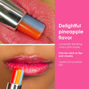 Winky Lux | Rainbow Tinted Lip Balm | pH Lipstick | Tinted Lip Balm | Color Changing Lipstick | With Jojoba Oil | Pineapple Scent, .13 oz Winky Lux