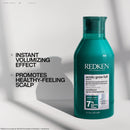 Redken Acidic Grow Full System Scalp and Hair Conditioner - Lightweight Conditioner for Thicker-Looking Hair and Hydrated Scalp, With Azelaic Acid Infinity Warehouse