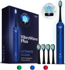 Wagner Stern VibroWave Plus Oscillation & Vibration Sonic Electric Toothbrush with 4 Brush Heads. IPX7 Waterproof. Infinity Warehouse