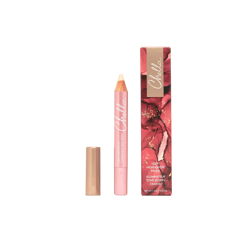 Chella Highlighter Pencil, Light - Vegan, Cruelty Free, Paraben Free, Gluten Free - Use as a Highlighter, Concealer and Under Eye Liner Chella